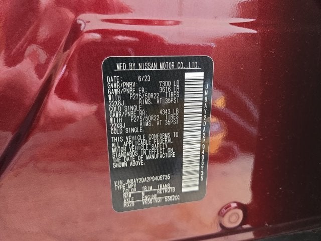 2023 Nissan Armada Platinum 2WD